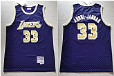 Lakers 33 Kareem Abdul Jabbar Purple Hardwood Classics Jersey,baseball caps,new era cap wholesale,wholesale hats